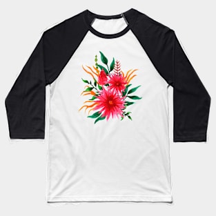 Chrysanthemums Baseball T-Shirt